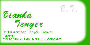 bianka tenyer business card
